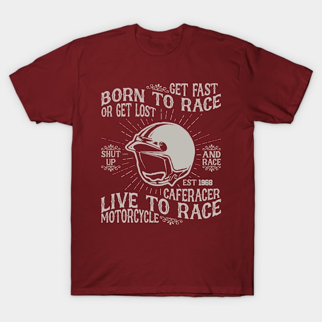 "Born To Race" T-Shirt by KSRA Tee Store